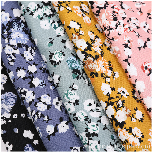 人造丝Tencel Twill Fabric印刷了时尚服装